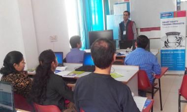 NIFM Class for Mewar College Students on Art of Trading