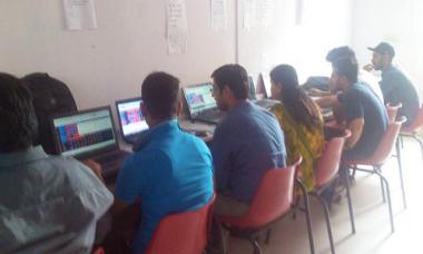 NIFM Students Doing Practical Live Trading in Stock Market Odin Software